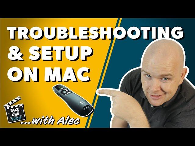 Logitech R400 Remote Presenter Setup on Mac and Troubleshooting on Mac