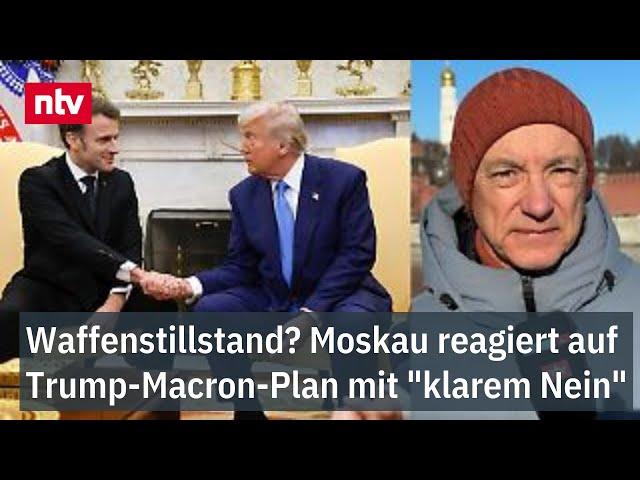 Moskau reagiert auf Trump-Macron-Plan mit "klarem Nein" - Waffenstillstand in Ukraine?