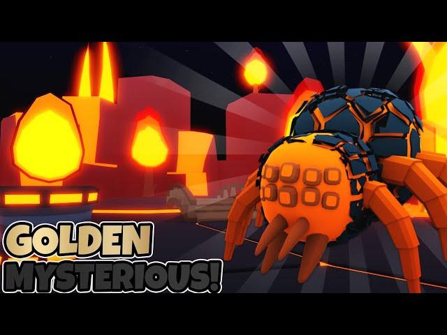 I Got The *NEW* GOLDEN FIRE TARANTULA MYSTERIOUS In REBIRTH CHAMPIONS X! (ROBLOX)