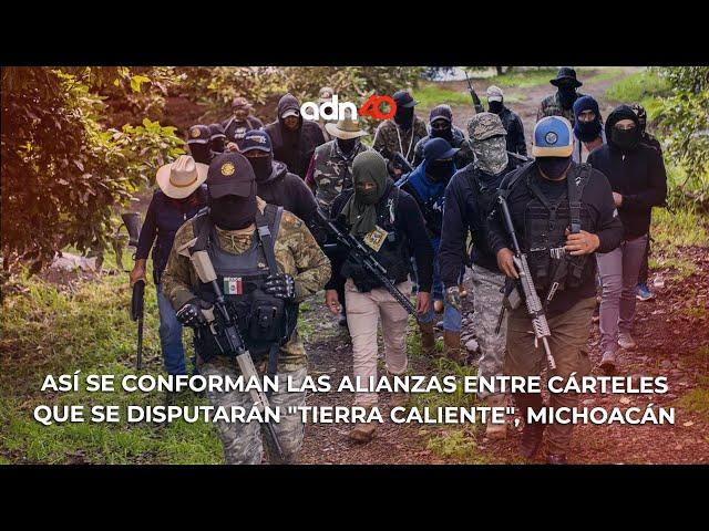 Así se conforman las alianzas entre cárteles que se disputarán "Tierra Caliente", Michoacán