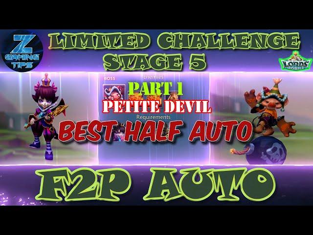 Petite Devil Limited Challenge Stage 5 | Trick vs Tricks Stage 5 (Best Half Auto Team) Tricky Bombs