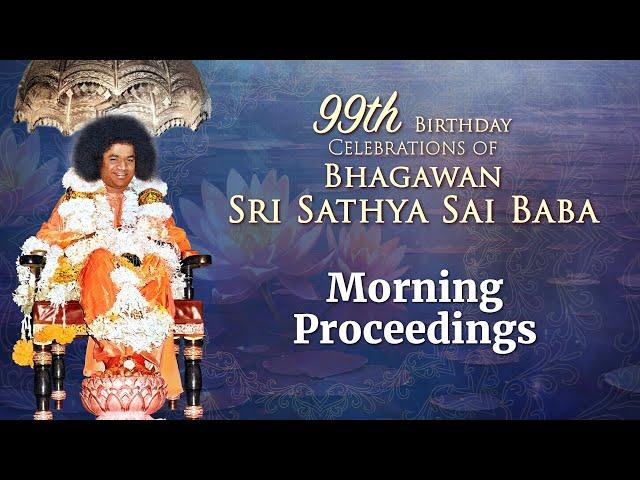 99th Birthday Celebrations of Bhagawan Sri Sathya Sai Baba | Nov 23, 2024 | Prasanthi Nilayam