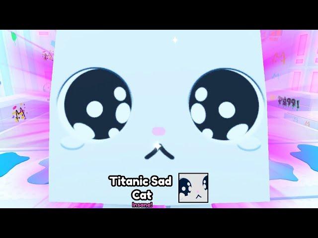 ВЫБИЛ ТИТАНИК SAD CAT В Pet Simulator 99 | Roblox