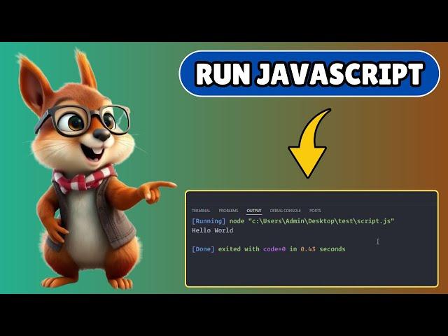 How to Run Javascript in Visual Studio Code