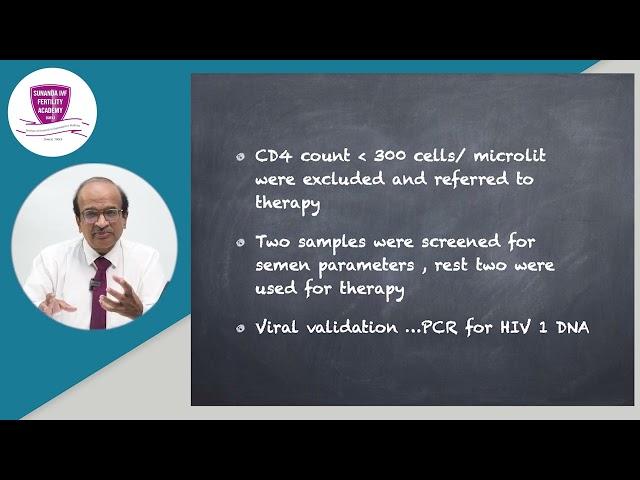 Semen Decontamination in the Fight Against HIV-1 | Dr Sachin Kulkarni | SIFA Academy