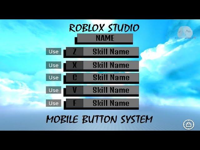 {Special Event} How To Make Mobile Skill Button System In Roblox Studio