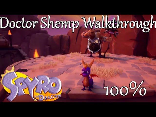 Spyro Reignited Trilogy: Doctor Shemp Walkthrough - Gems, Dragon, & Perfect Skill Point