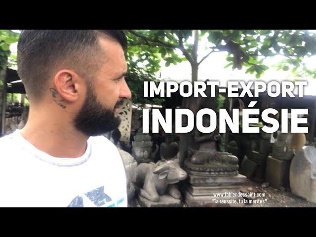 IMPORT-EXPORT INDONESIE avec FABIEN DESSAINT (vidéo entrepreneur français)