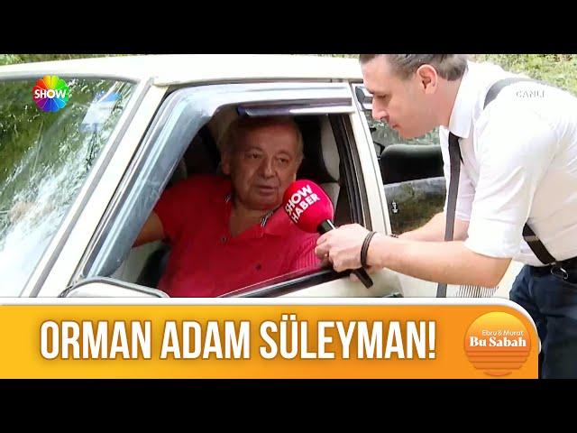 Özel aracıyla orman orman geziyor