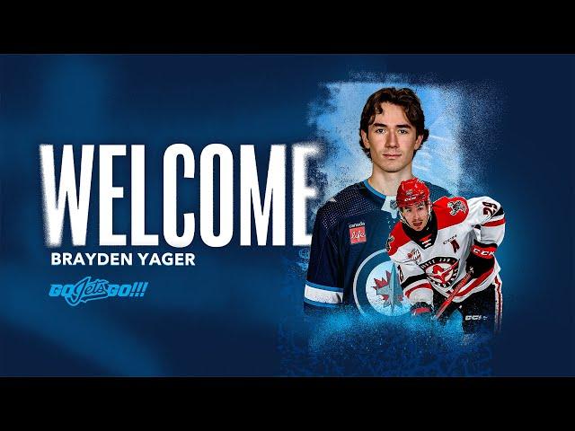 Winnipeg Jets acquire BRAYDEN YAGER!