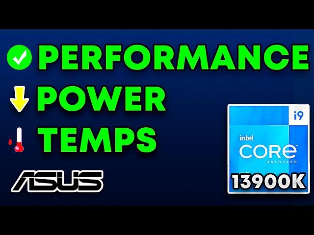 ️ OPTIMIZE Intel 13900K with MORE Performance? | ASUS Motherboards