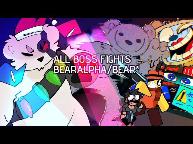 All Boss fights BEAR* / Bear Alpha