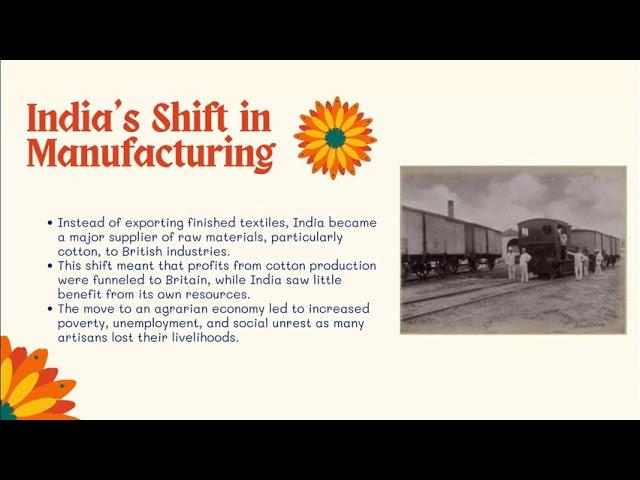 The De-industrialization of India - Ishaan Cherukuri & Soham Singh