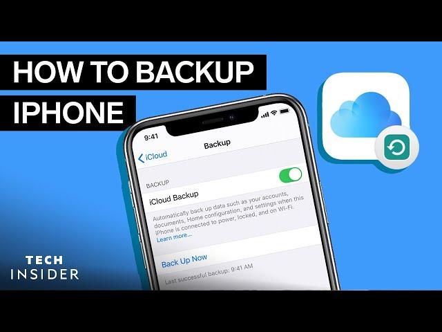 How To Backup Your iPhone