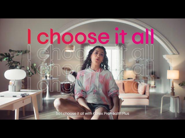 #Chooseitall with Kotex ProHealth+