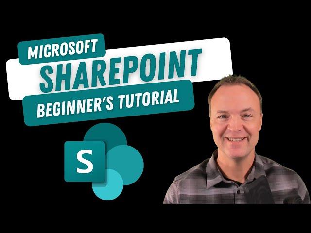 How to use Microsoft SharePoint - Beginner's Tutorial