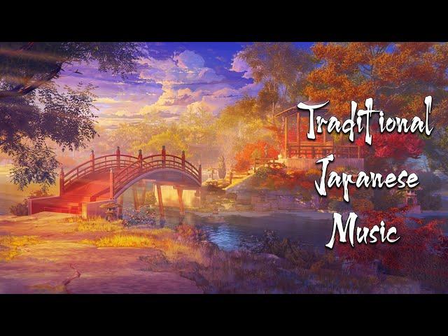 12 Hours Of Traditional Japanese Music - Japanese Flute Music For Soothing, Relaxing, Healing