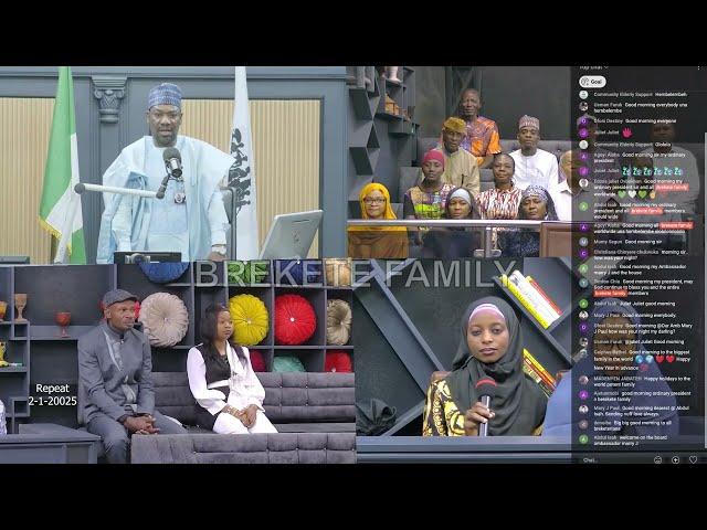 REPEAT LIVE BROADCAST OF BREKETE FAMILY PROGRAM FOR 2ND JANUARY 2025