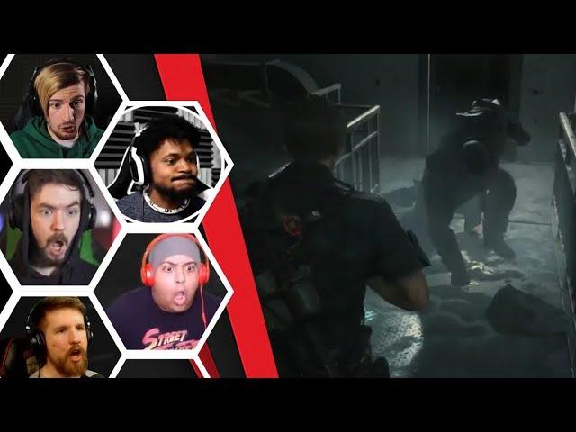 Let's Players Reaction To All The Times Mr.X Wants To Give It To Leon | Resident Evil 2: Remake