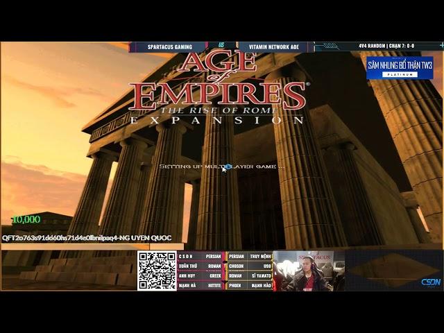 Spartacus Gaming vs Vitamin Network | AOE 4vs4 Random | 17/12/2024