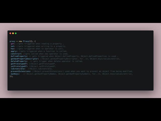 Understanding Javascript Proxy Object and Some Possible Use Cases