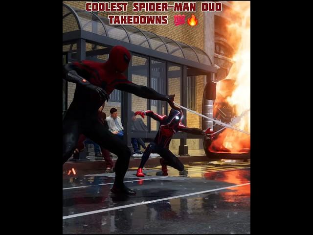 When Two Spider-Men perform the coolest takedowns #spiderman