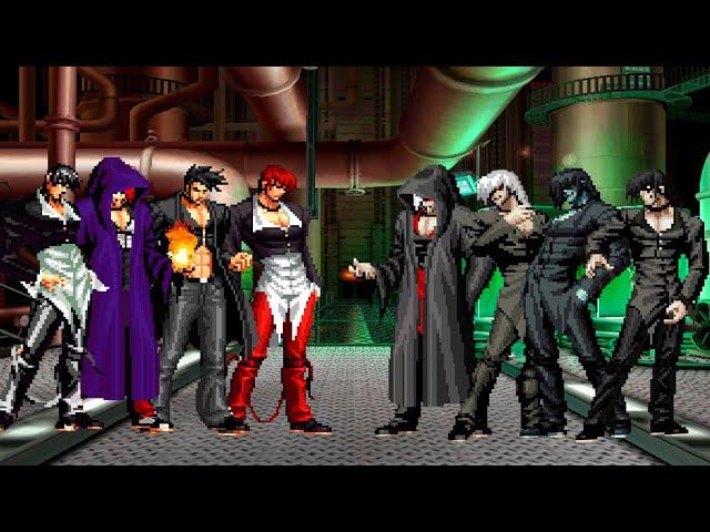 [KOF Mugen] Iori Yagami Team vs Element Team