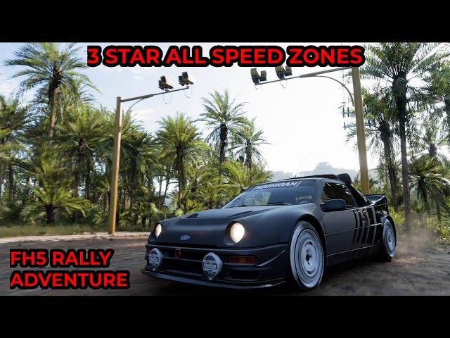 Forza Horizon 5 Rally Adventure - 3 Star All Speed Zones GUIDE