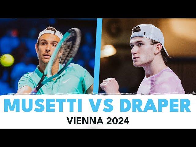 Lorenzo Musetti vs Jack Draper Match Highlights | Vienna 2024