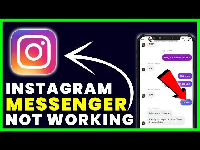 How to Fix Instagram Messenger Not Working | Social Media Tutorial