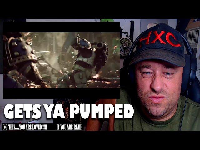 Space Marines Tribute - The Warrior Song [Warhammer 40 000 Music Video/GMV/AMV] REACTION!