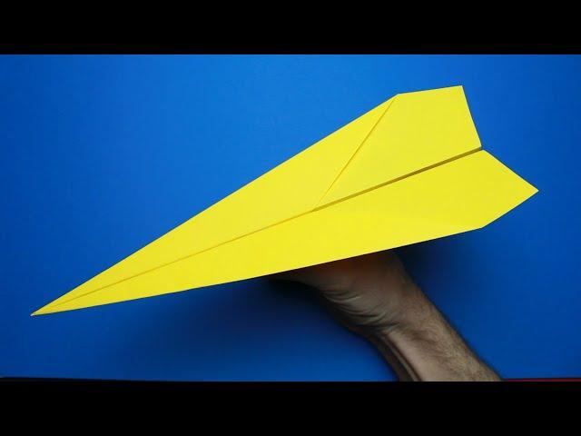 How to make a paper airplane that flies far away