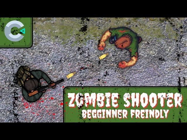 Zombie shooter in construct 3 (beginner friendly)