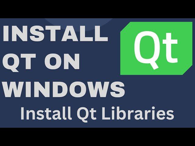 Qt Installation | How To Install Qt On Windows 10 | Install Qt Creator