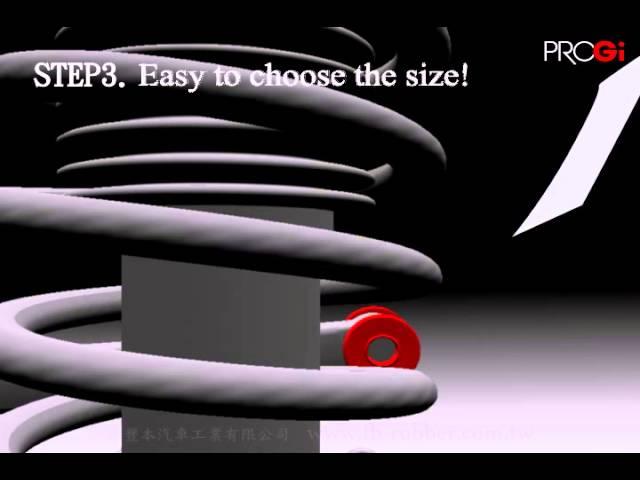 PROGi Polyurethane Coil Spring Cushion Buffer