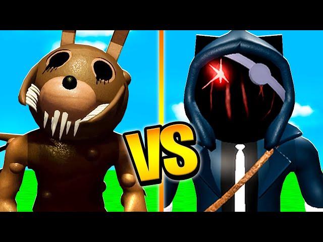 ROBLOX PIGGY DISTORTED NIGHTMARE SKIN VS UKNOWN TRAITOR! (Roblox Piggy RP)