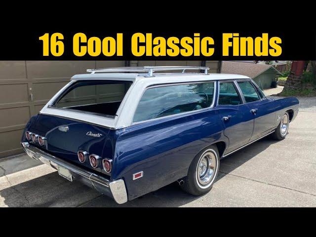 Timeless Beauties: 16 Classic Cars for Sale Under $21,500!