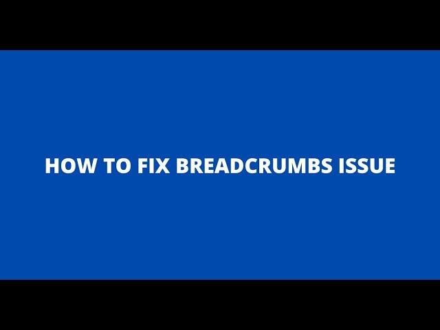 How To Fix Breadcrumbs Error In Wordpress 2020 | Data-Vocabulary Schema Deprecated Breadcrumbs Fix