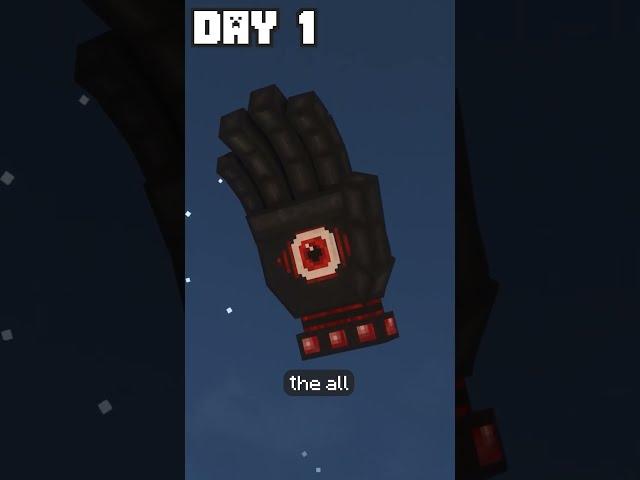 100 Days As A Lava Warden In Hardcore Minecraft #shorts