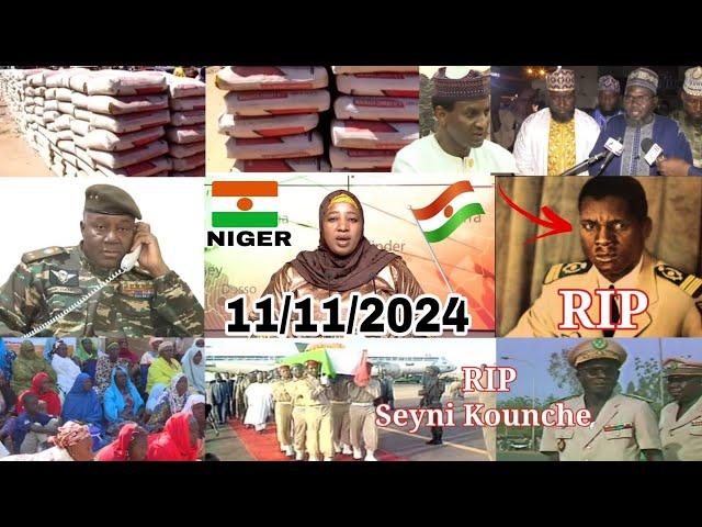 Labaran Hausa 11/11/2024  Niger Mutuwar Seyni Kounche  bayan Tchiani ya Rage kudin Cement, Likita