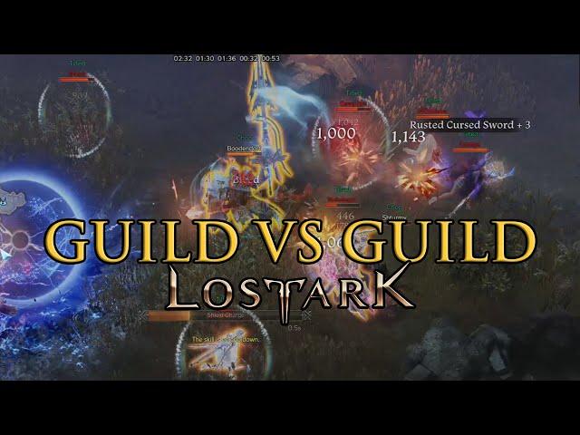 Lost Ark GvG Guild War - Gunlancer PoV - Rank 1 Guild on Death's Hold Island