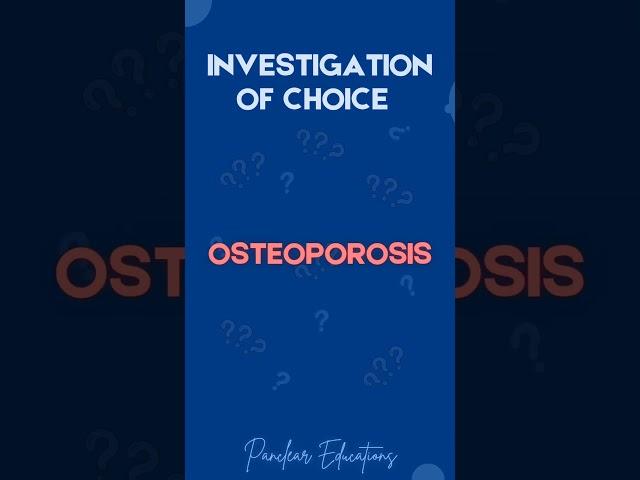INVESTIGATION OF CHOICE | IOC Series | NEET PG | INICET | #neetpg #inicet #fmge #mrb