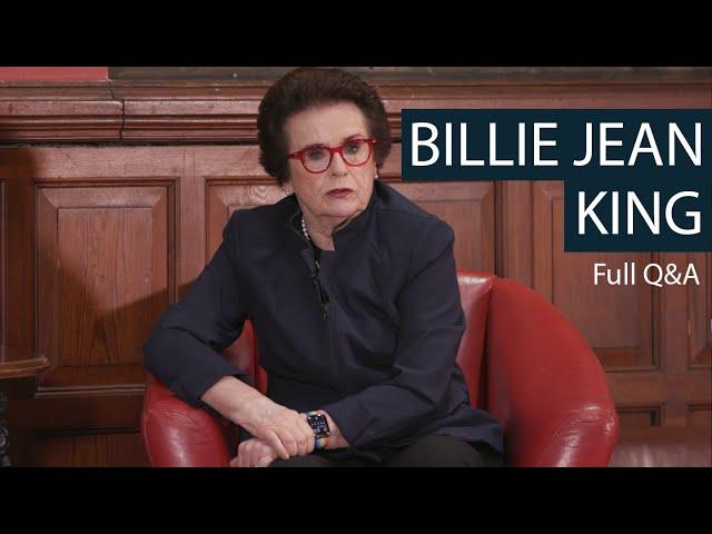 Billie Jean King: Tennis Player and Campaigner | Full Q&A | Oxford Union