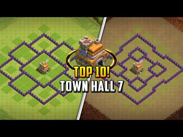 TOP 10! Best Town Hall 7 (TH7) Farming/Hybrid + Copy Link 2024 | Clash of Clans