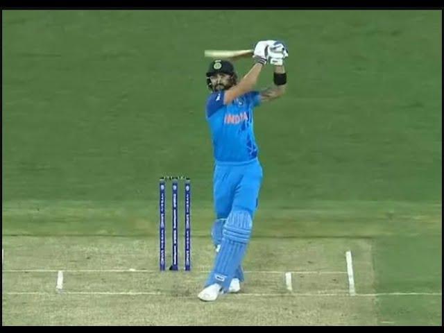 The greatest shot of Century by Virat Kohli to Haris Rauf Must watch.