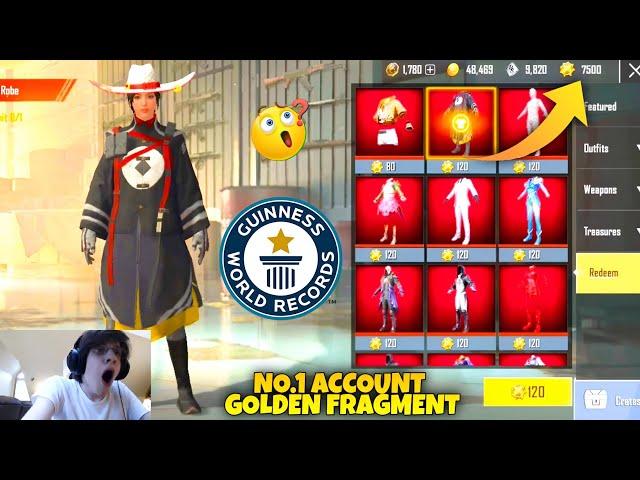 Pubg Mobile Lite Most Golden Fragment Account In The World 