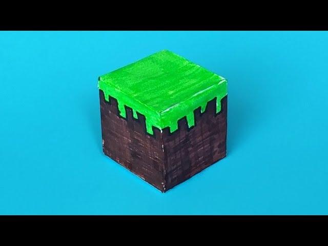 How to make a block from Minecraft with your own hands in real life without a printer