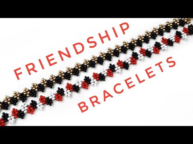 Простой браслет из бисера/friendship bracelets/ Бисероплетение/Мастер класс/Natali Amapola