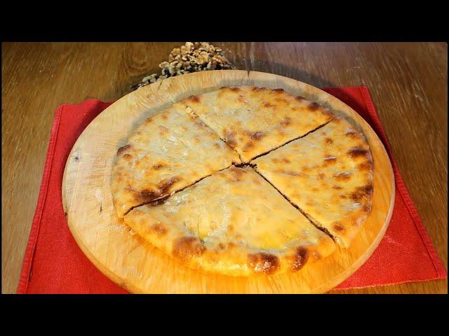 Ossetian Pie from an OSSETIAN PROFESSIONAL! With cabbage and walnuts! Amazing taste! Eng sub.