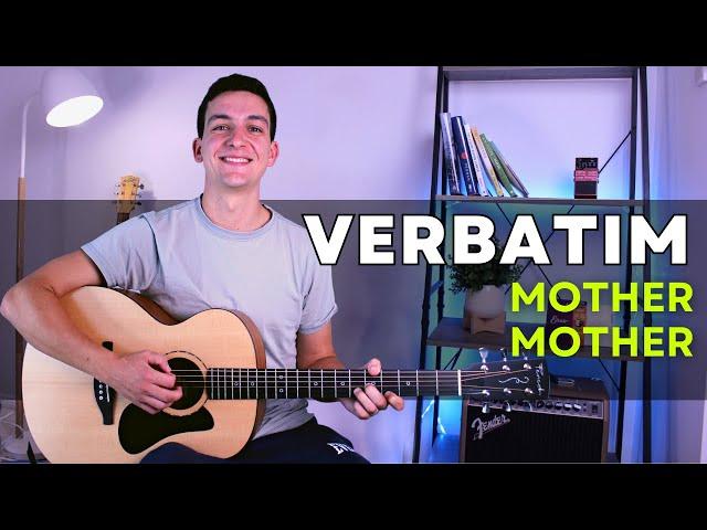 How to play Verbatim (Mother Mother) | Guitar Lesson with Chords